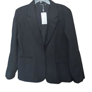 AUTOMET Women's Bussiness Casual Open Front Blazer Size 2XL New.